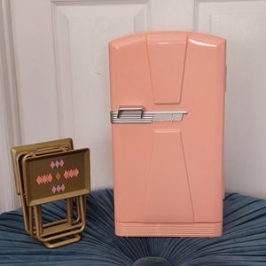 American Girl Mary Ellen's refrigerator and food set COMPLETE